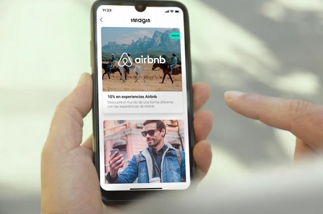 Acuerdo con Airbnb para ofrecer experiencias exclusivas en la app de imagin.