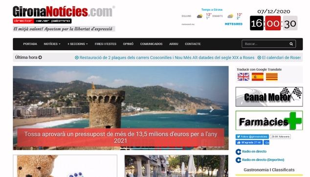 GironaNotícies cierra el 2020 con 9 millones de visitas