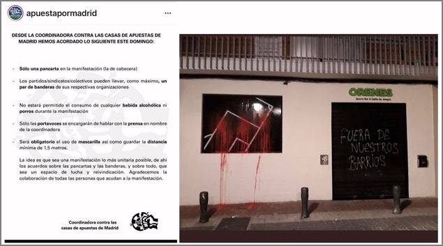 La campaña contra los salones de juego dirigida por PODEMOS busca desgastar a Ayuso y a Almeida