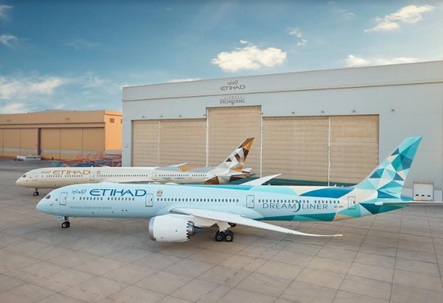 Etihad Airways inagura su primer avión con el pionero ecodemonstrator 2020
