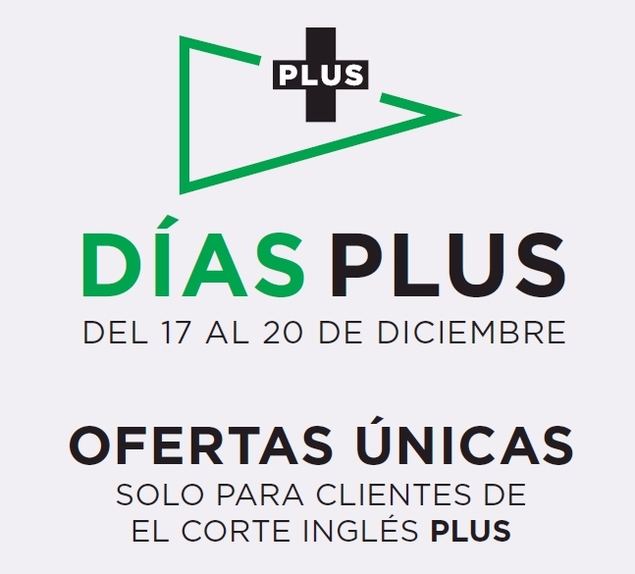 El Corte Inglés lanza los “Días PLUS” con ofertas exclusivas de hasta el 40% para clientes con tarifa plana de envíos