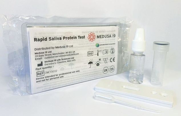 Innovador test de saliva con resultados en 15 mn, válido para la nueva cepa de covid 19