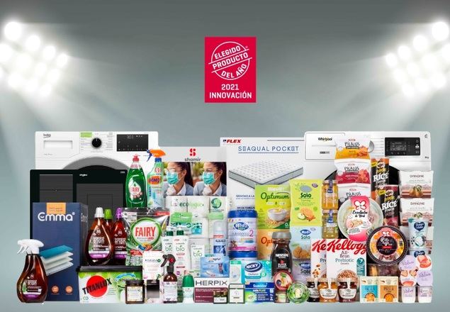 Treinta y ocho innovaciones elegidas producto del año 2021