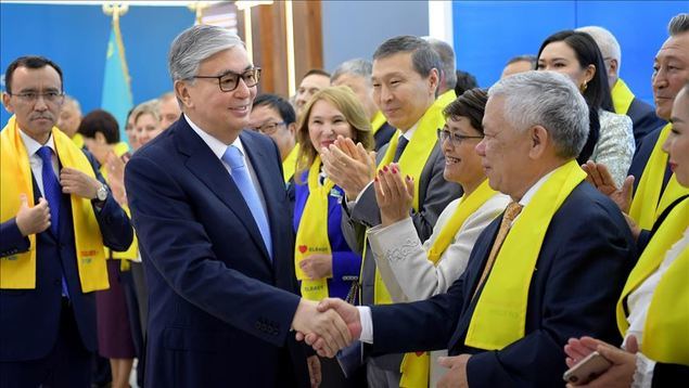Kassym-Jomart Tokayev ganó las elecciones presidenciales de Kazajistán el mes de junio de 2019. (Foto: Agencia Anadolu).
