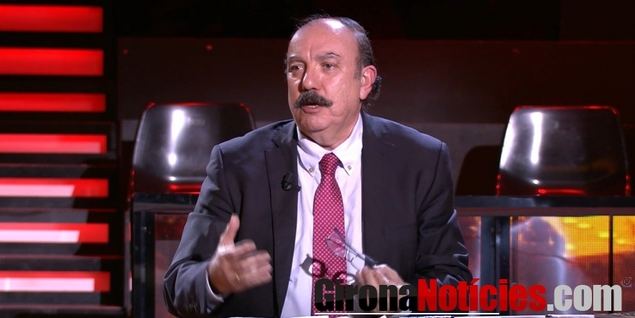 El periodista y director de El Mundo Financiero, José Luis Barceló, en un momento de su participación en el programa (Foto cortesía de GironaNoticies.es)