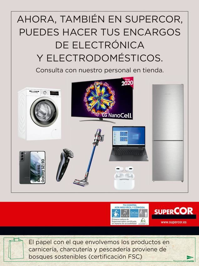 Supercor venderá también productos de electrónica y electrodomésticos de El Corte Inglés