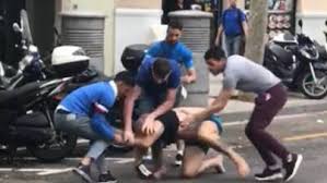 Robos con violencia en Barcelona.