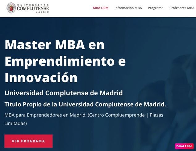 Desarrolla tu Negocio con la UCM y su MBA