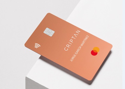Criptan lanza, junto a Mastercard, una tarjeta para pagar con criptomonedas en cualquier establecimiento físico y online