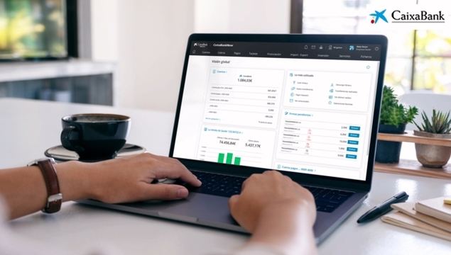 Usuario de CaixaBankNow Empresas y Negocios.