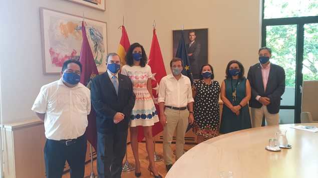 Junta Directiva de ALTODO, en su reunión con el alcalde de Madrid esta misma semana