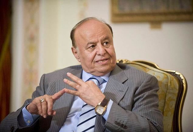 Abd Rabbuh Mansur al-Hadi, presidente de Yemen reconocido internacionalmente.