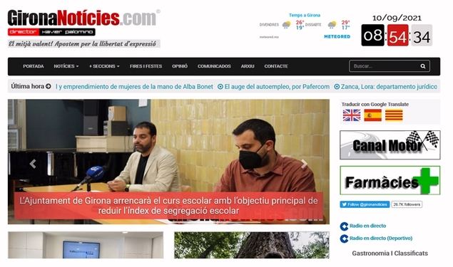El portal Girona Noticias cumple 16 años mirando a nuevos horizontes