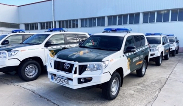 Toyota España entrega una flota de 73 Land Cruiser a la Guardia Civil del Campo de Gibraltar