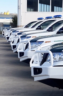 Toyota España entrega una flota de 73 Land Cruiser a la Guardia Civil del Campo de Gibraltar