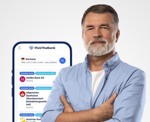 Reseña y comparativa 2025 sobre PickTheBank: ahorro y depósitos a plazo en Europa