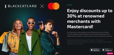 Blackcatcard se une al programa de recompensas de Mastercard