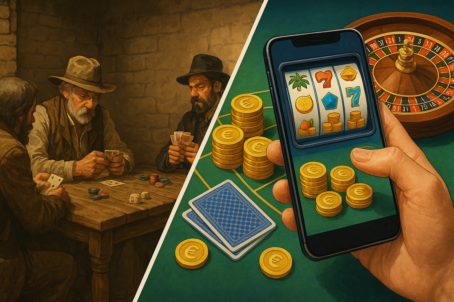 Du tripot enfumé au jeu sur mobile voyage à travers les âges du jeu d’argent