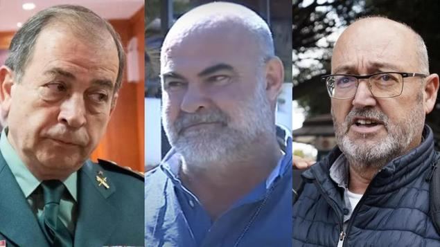 En la imagen, Espinosa Navas, Navarro Tacoronte y Fuentes Curbelo.