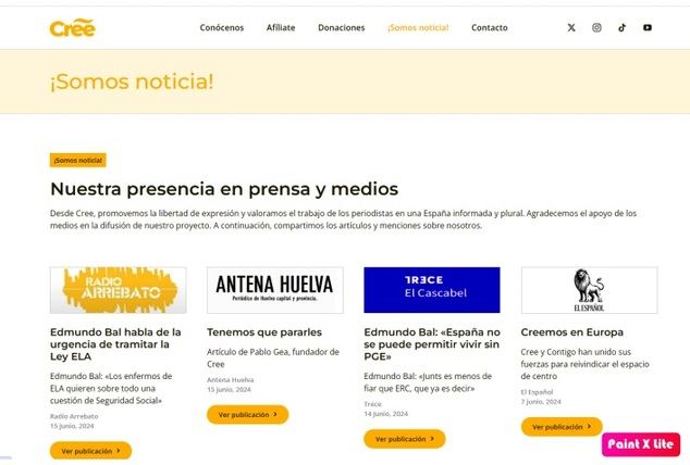 Cree imita a Ciudadanos