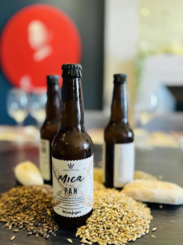 El Corte Inglés lanza “Mica de Pan”, una cerveza sostenible elaborada con excedentes de pan