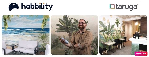 La plataforma online Habbility y Taruga, expertos en crear espacios únicos a través del arte