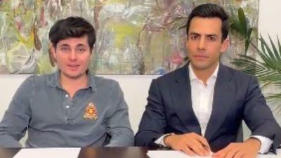 Vito Quiles, a la izquierda, ha puesto su defensa en manos del prestigioso penalista Juango Ospina (a la derecha).