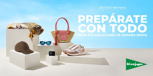 El Corte Inglés lanza “Prepárate para Semana Santa” para equiparse con todo lo necesario de cara a las vacaciones
