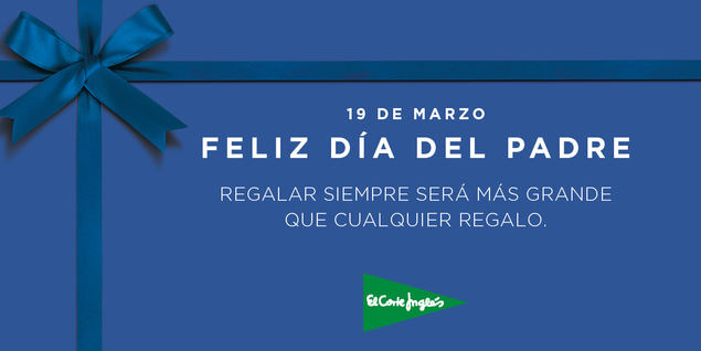 El Corte Inglés lanza su campaña del Día del Padre