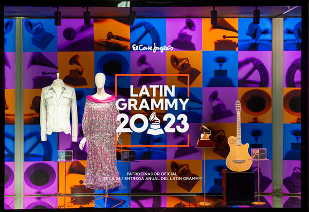 El Corte Inglés inicia una Expo Tour en sus escaparates con piezas icónicas de artistas ganadores del Latin GRAMMY®