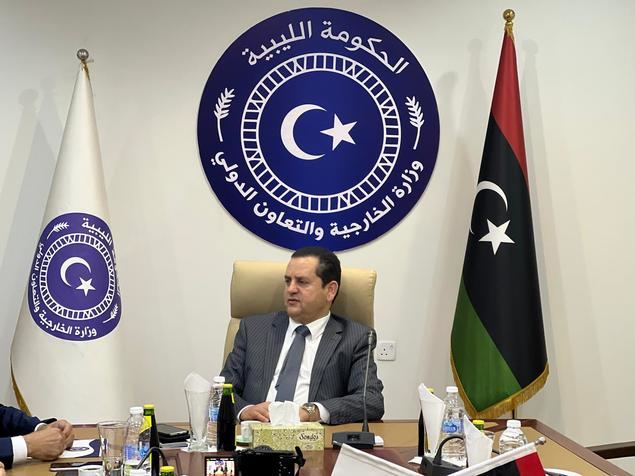 El ministro de Asuntos Exteriores libio, Abdul Hadi Al-Hawaij.