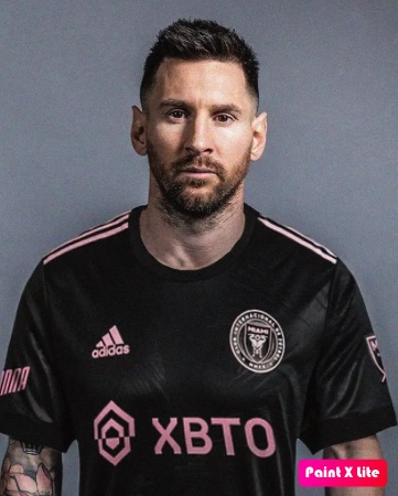 Messi con la camiseta del Inter de Miami.