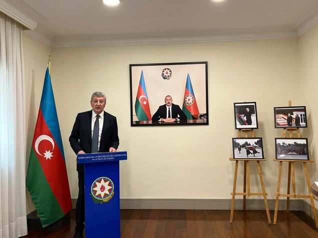 El Embajador de Azerbaiyán en España, Ramiz Hasanov.