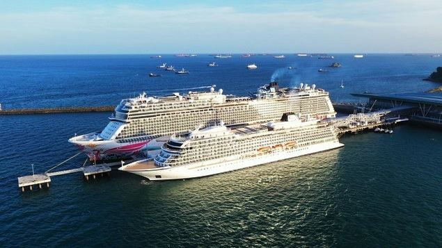 La Terminal de Cruceros de Amador, construida por China Harbor Engineering Company, fue inaugurada recientemente en Panamá. [Foto: cedida a chinadaily.com]