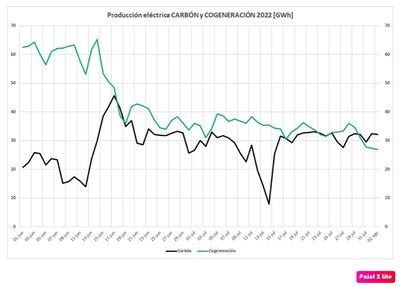 La cogeneración asociada a la industria cae ya un 60% y pasa de producir el 11% de la electricidad del país a solo el 4%