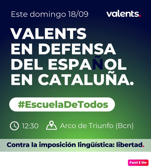 Convocada una manifestación en defensa del español en las escuelas de Cataluña