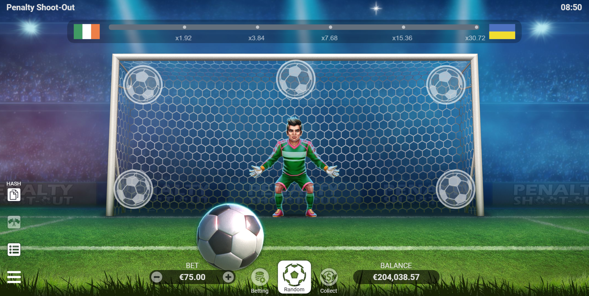 La psicología del penalti en Evoplay Penalty Shootout Casino