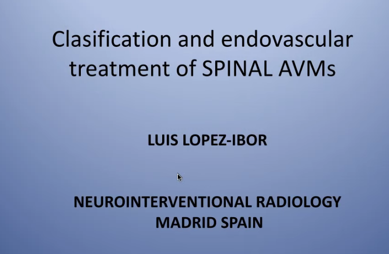 El doctor López-Ibor imparte una formación a profesionales chinos sobre malformaciones vasculares espinales