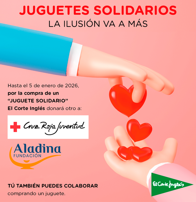 El Corte Inglés lanza “Juguetes Solidarios” para que la ilusión llegue a todos los niños