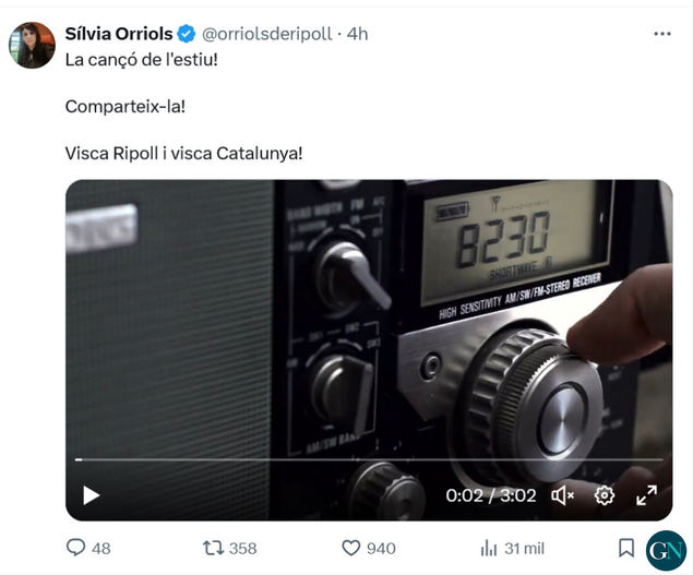 El fenómeno Sílvia Orriols estrena una canción para este verano