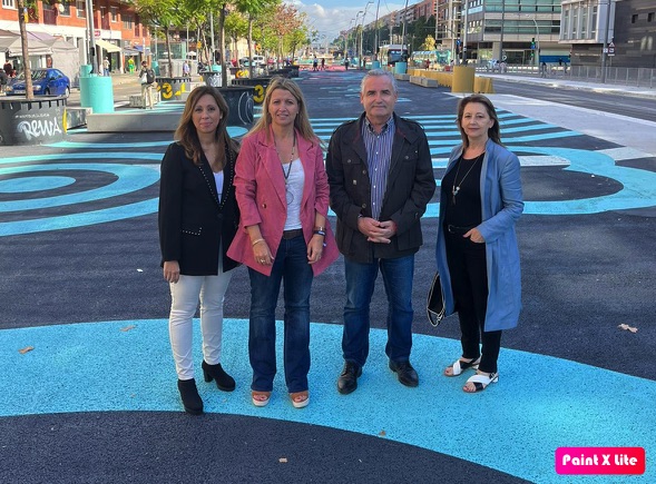 Valents denuncia que Colau y PSC se gastan casi 500.000 euros en el ‘urbanismo táctico’ en Les Glòries