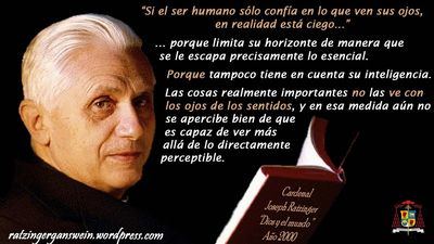 El papa Ratzinger, la religión y la razón