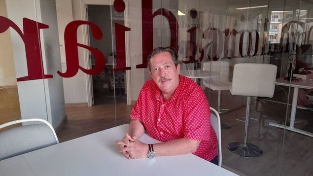 Jorge Llopis en la redacción de MallorcaDiario.com