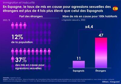 Del desproporcionado índice de agresiones sexuales perpetradas por extranjeros