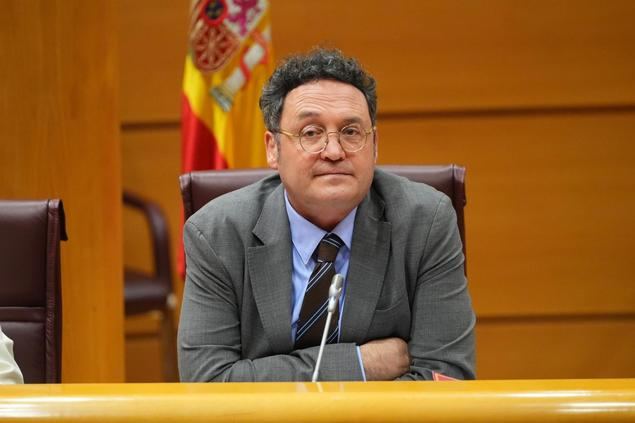 Álvaro García Ortiz, el Fiscal General del Estado, sentado en el banquillo.