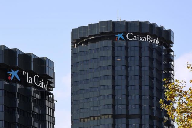 Torres de CaixaBank en Barcelona.