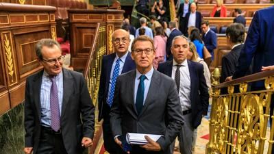 Núñez Feijóo, la investidura de las palabras y los gestos en el primer debate plurilingüe del Congreso de los Diputados