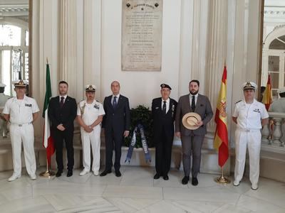 Homenaje en Madrid a los Caídos y Condecorados al Valor Militar italiano