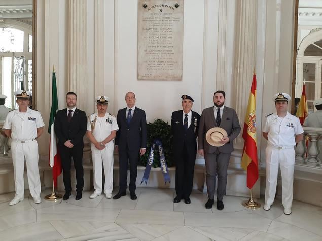 Homenaje en Madrid a los Caídos y Condecorados al Valor Militar italiano