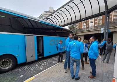 Los Voluntarios de CaixaBank se movilizan para traer a España 400 refugiados de Ucrania